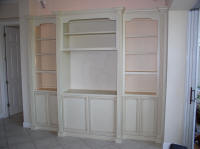 custom cabinet installed by contractor